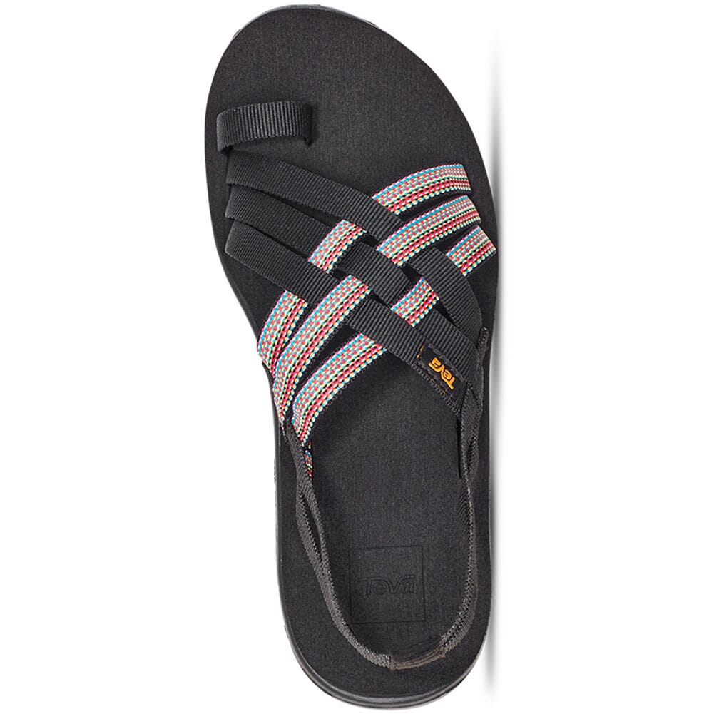 1099271-ABML Teva Women's Voya Strappy Sandals - Antiguous Black