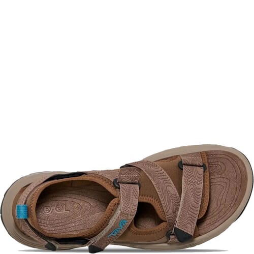 Men’s Teva Grandview Max Bison Brown Hiking Sandals Teal Accents Size 11 Grandview Max Hiking Sandal main image 3