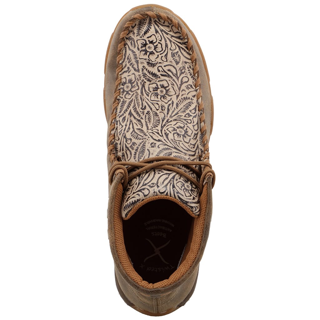Twisted X Women's Mid Driving Moccasins - Bomber/Nude Print