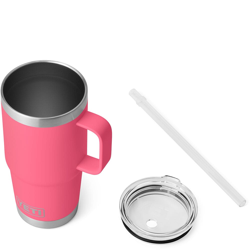 Yeti Rambler 25 oz Straw Mug - Tropical Pink | elliottsboots