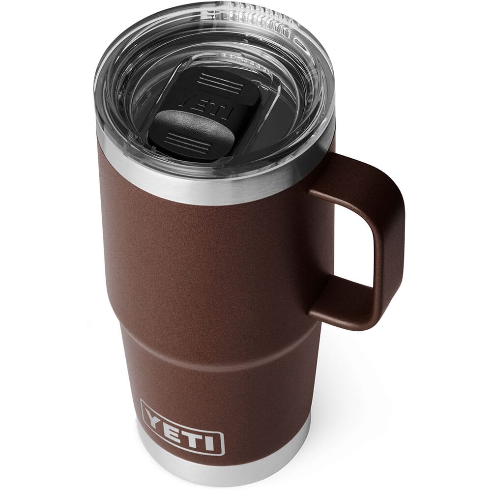 Yeti 20oz Rambler Travel Mug with Lid - Wetlands Brown