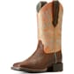 10047039 Ariat Women's Round Up StretchFit Western Boots - Toasted Blanket
