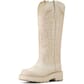 10053594 Ariat Women's Tallbaby Western Boots - Distressed Ivory