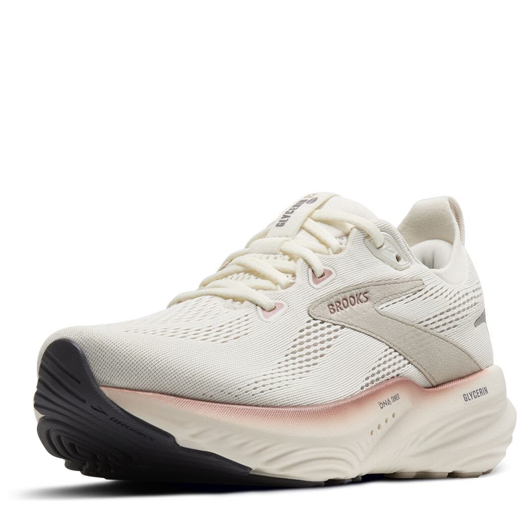 Brooks Women's Glycerin 22 Athletic Shoes - Coconut/Chateau/Rose