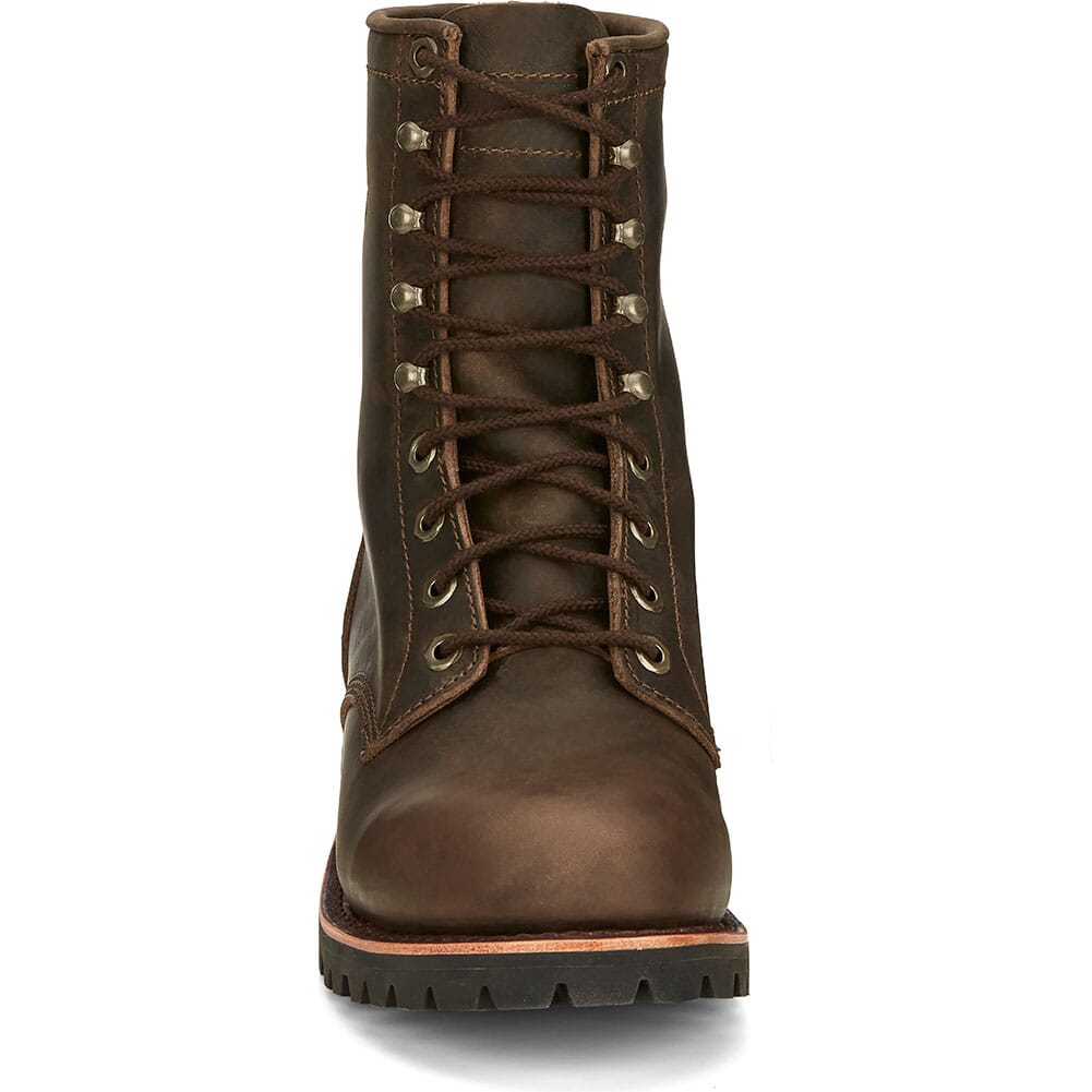 NC2085 Chippewa Men's Classic 2.0 Lace Safety Boots - Chocolate Apache