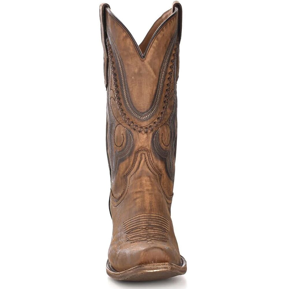 A3479 Corral Men's Authentic Cowboy Western Boots - Brown