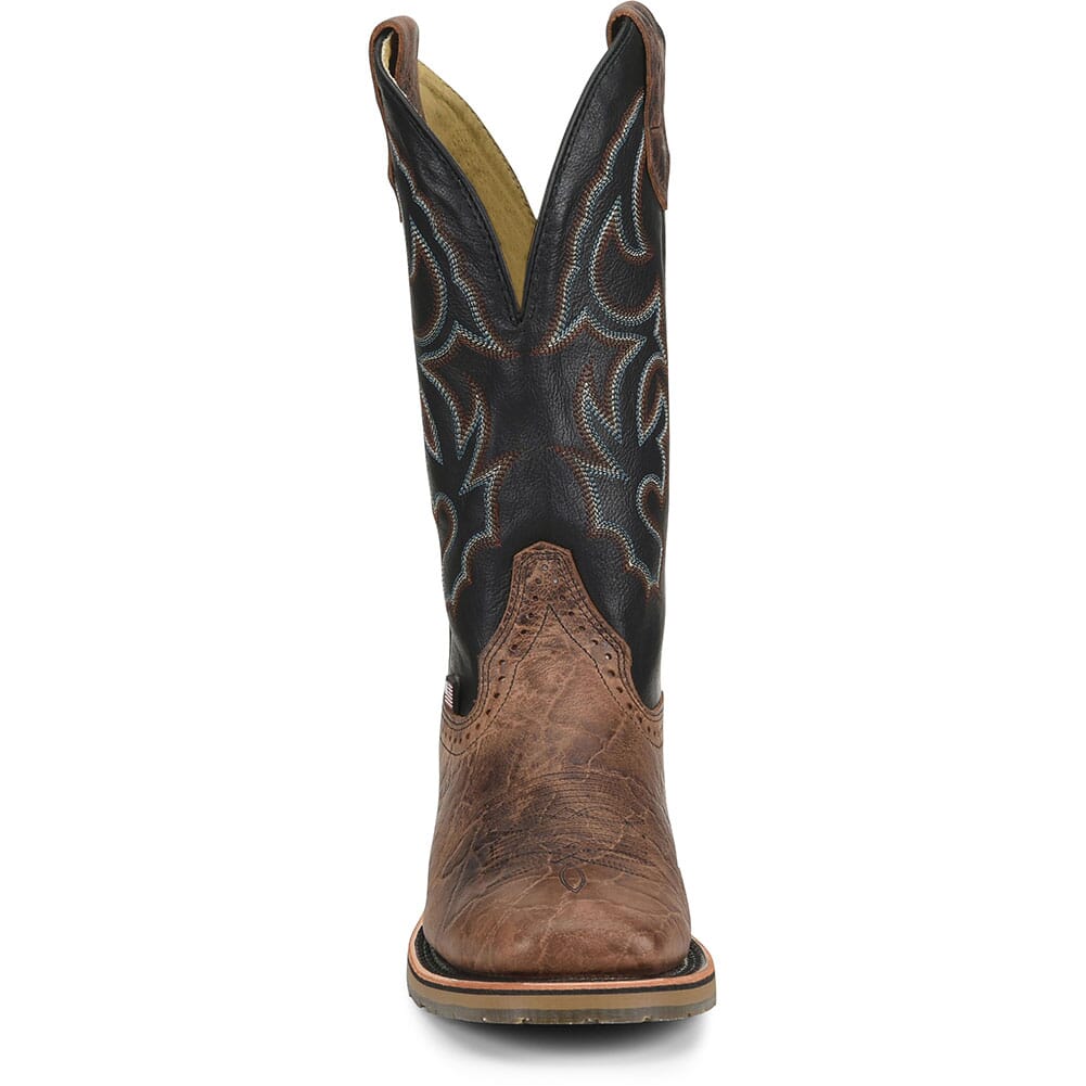 DH4644 Double H Men's Grissom Western Ropers - Brown