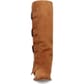 Dingo Women's Buckle Bunny Suede Leather Boots - Camel
