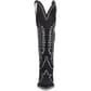 Dingo Women's Double Take Suede Leather Boots - Black
