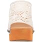 Dingo Women's Crafty Woven Sandals White Front