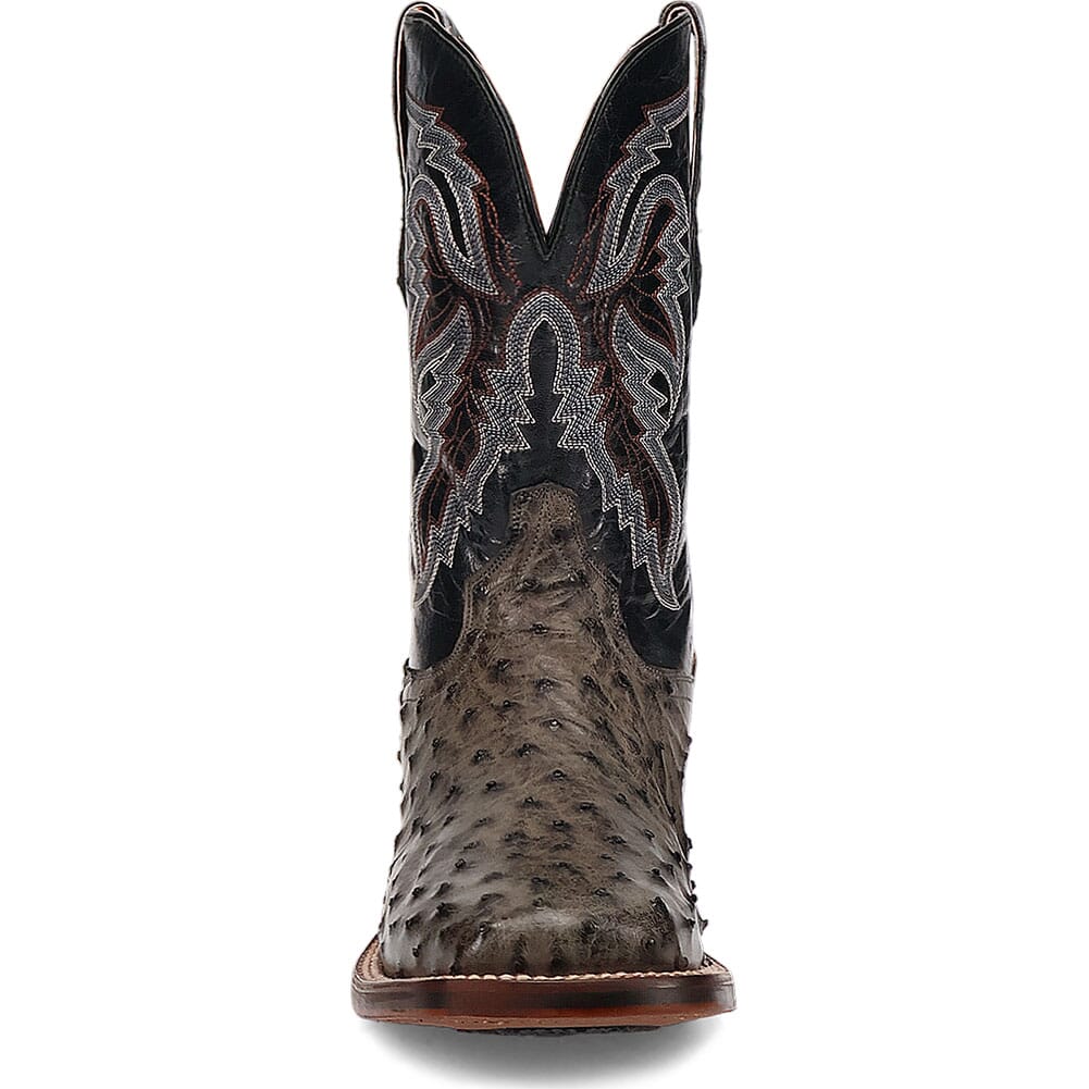 DP5013 Dan Post Men's Alamosa Ostrich Western Boots - Grey/Black