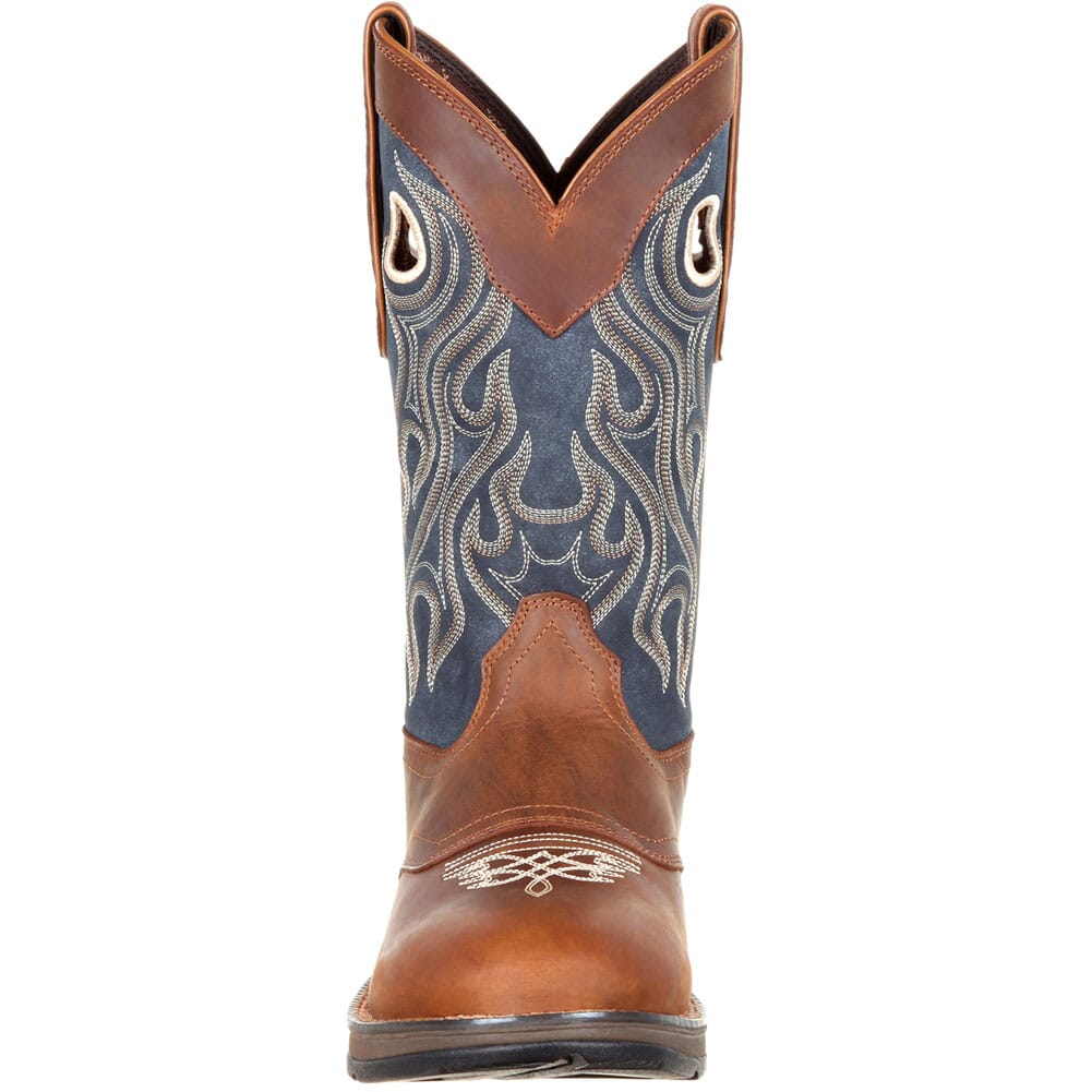 Durango Men's Saddle Western Boots - Brown/Blue Jean