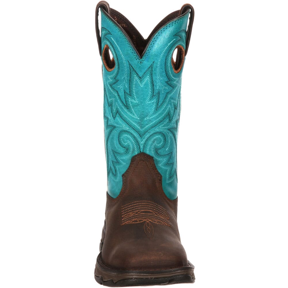 Durango Women's Lady Rebel Bar None Western Boots - Brown/Turquoise