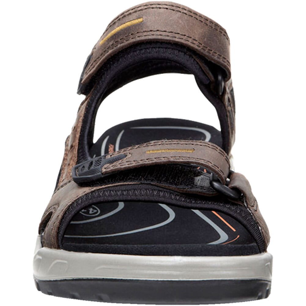 069564-56401 ECCO Men's Yucatan Sandals - Espressp/Cocoa Brown/Black