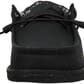 40700-060 Hey Dude Men's Wally Canvas Casual Shoes - Black/Black