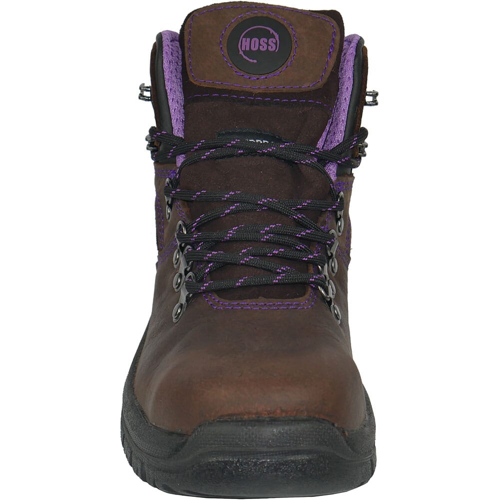 70423 Hoss Women's Lily Safety Boots - Brown/Purple