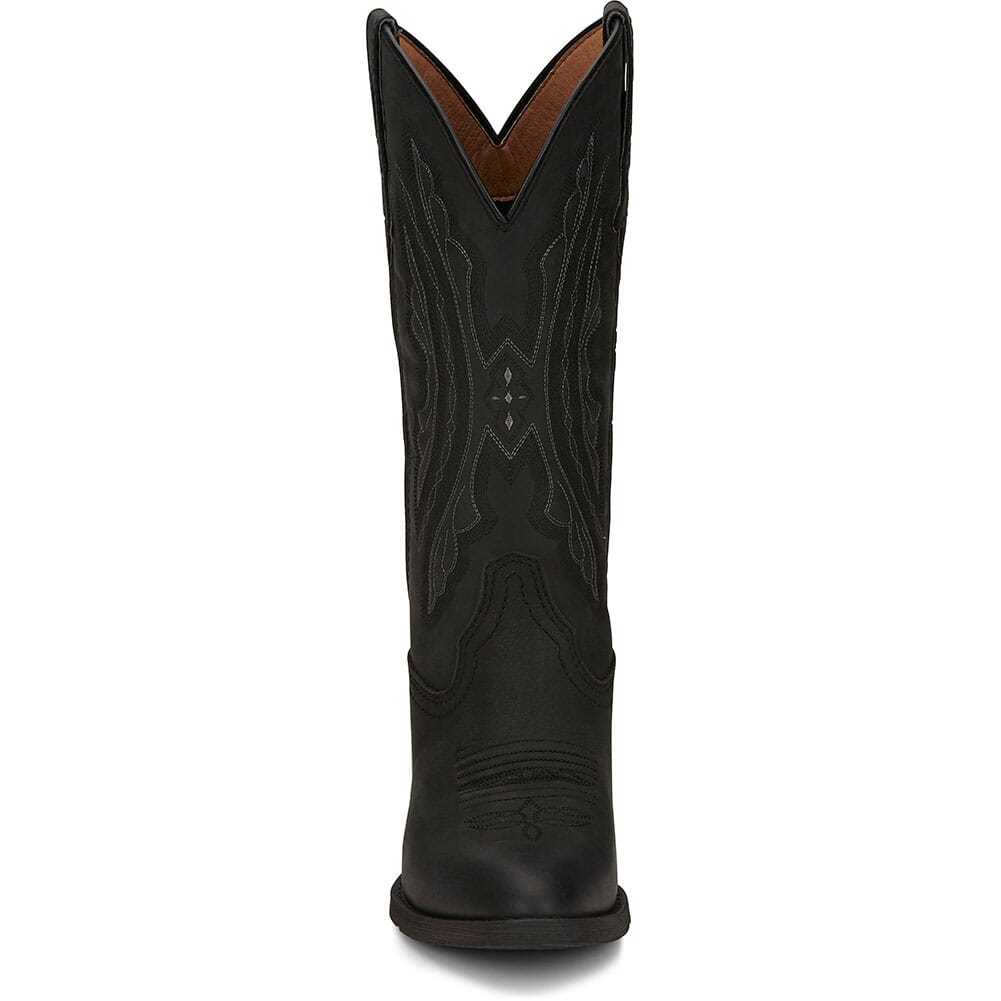 L2961 Justin Women's Roanie Western Boots - Midnight Black
