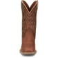 Justin Women's Halter Western Boots Roasted Cognac Front