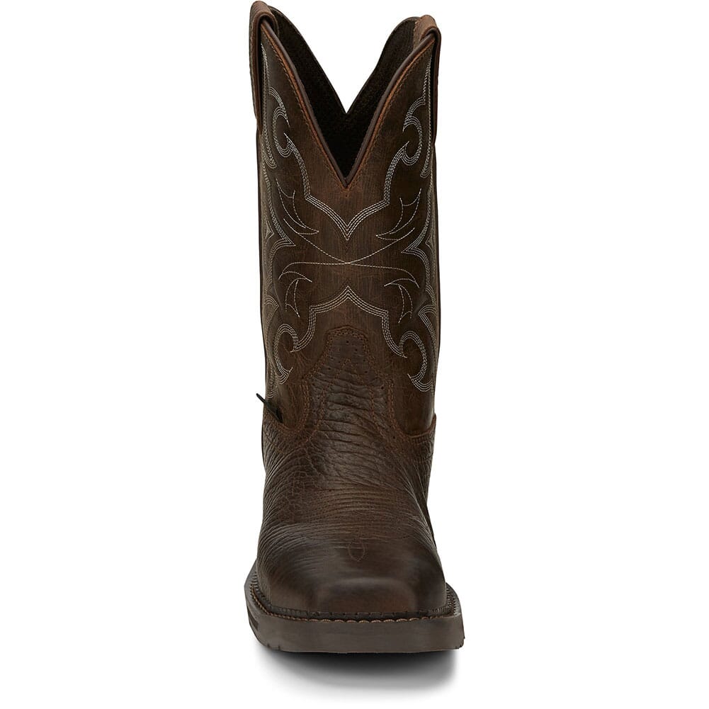 SE4313 Justin Original Men's Amarillo Safety Boots - Aged Brown
