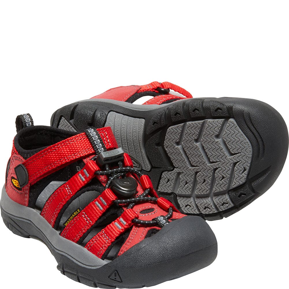 1012300 KEEN Kid's Newport H2 Sandals - Ribbon Red/Gargoyle