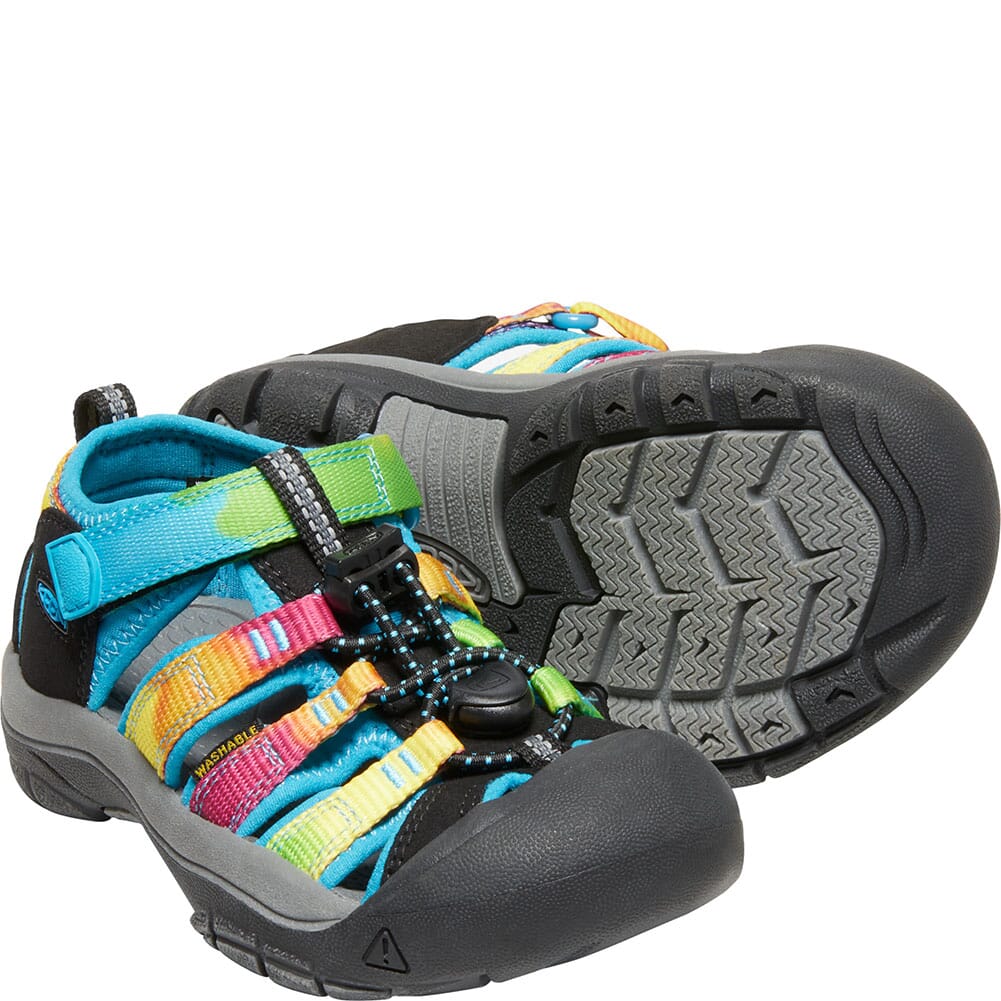 1018447 KEEN Kid's Newport H2 Sandals - Rainbow Tie Dye