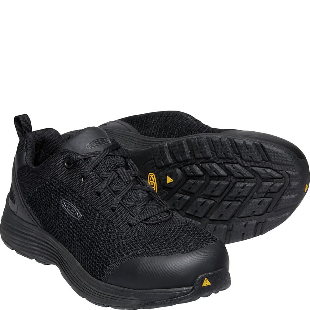 KEEN Utility Men's Sparta Safety Shoes - Black | elliottsboots
