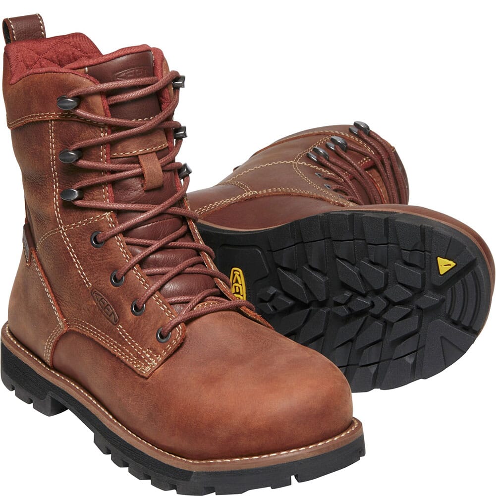1022171 KEEN Utility Women's Seattle WP Safety Boots - Gingerbread/Black