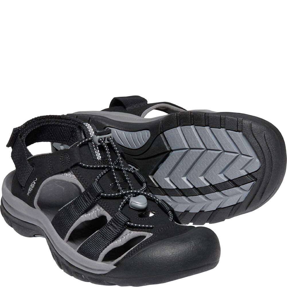 1022272 KEEN Men's Rapids H2 Sandals - Black/Steel Grey
