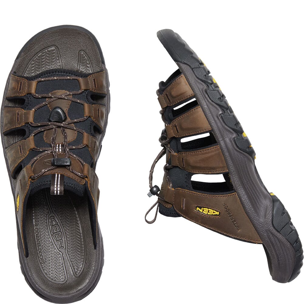 1022599 KEEN Men's Targhee III Slide Sandals - Bison/Mulch