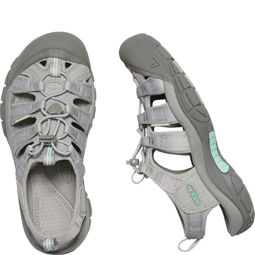 1022802 KEEN Women's Newport H2 Sandals - Grey/Ocean Wave