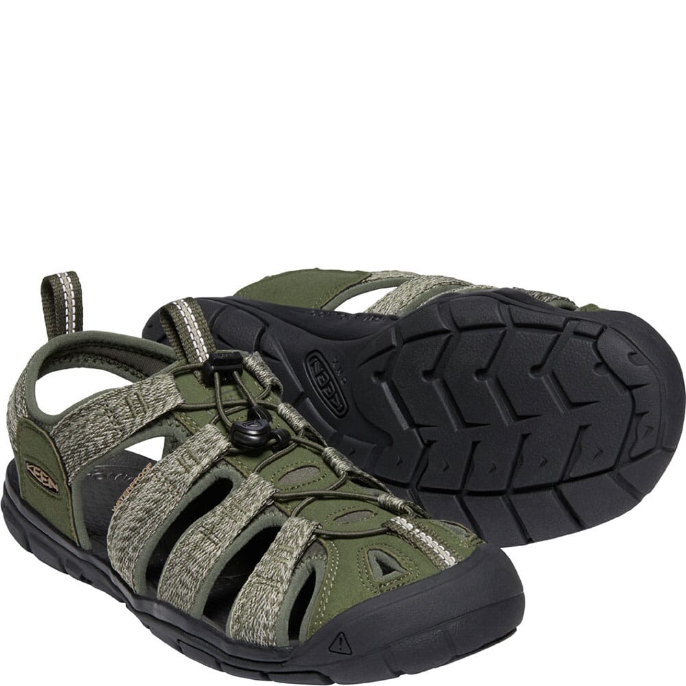 1022961 KEEN Men's Clearwater CNX Sandals - Forest Night/Black