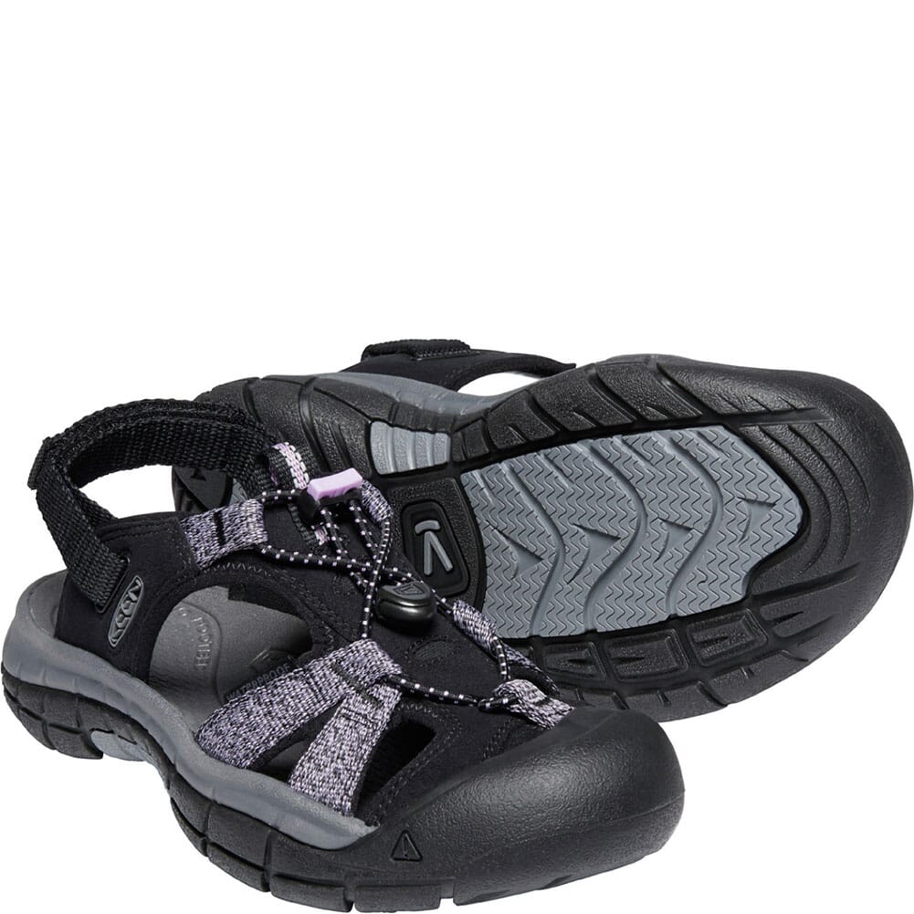 1023082 KEEN Women's Ravine H2 Sandals - Black/Dawn Pink