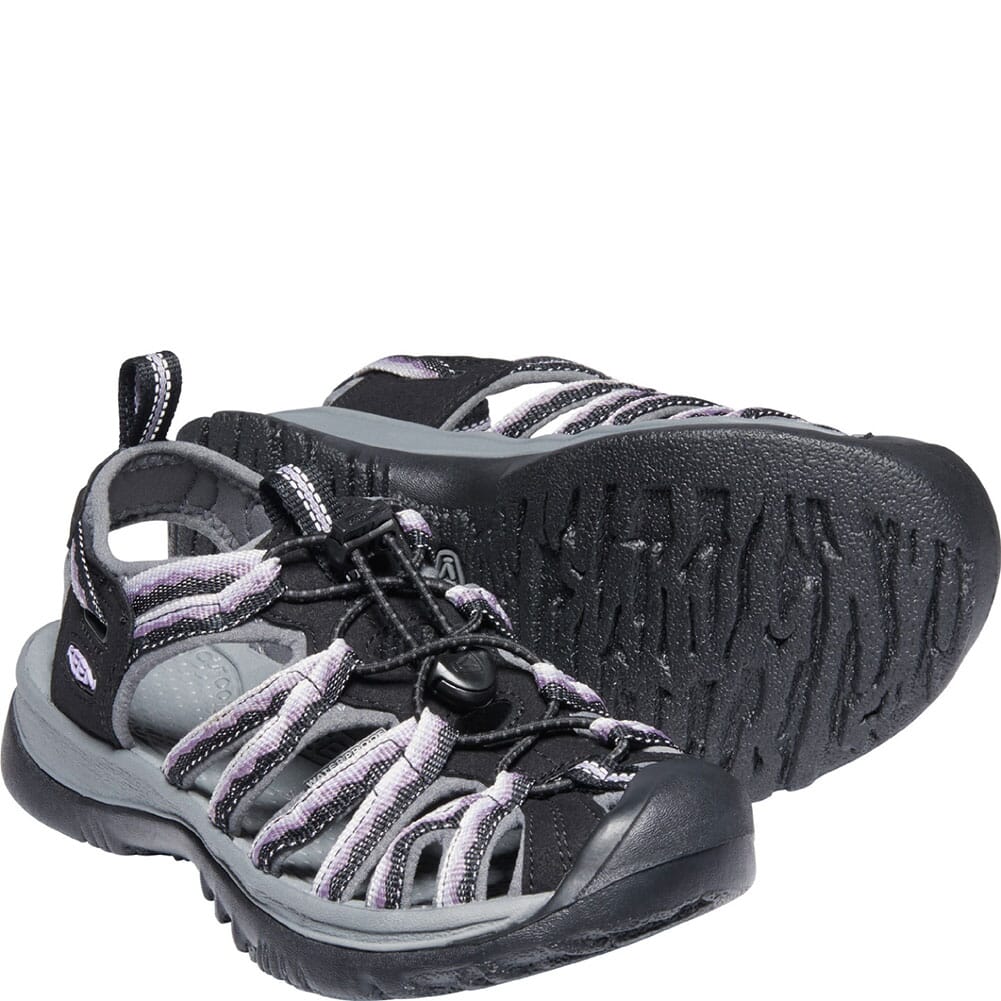 1023973 KEEN Women's Whisper Sandals - Black/Thistle