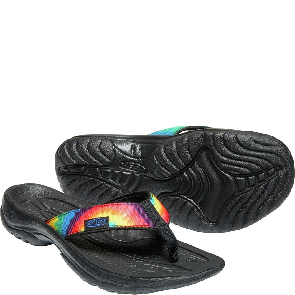 1024021 KEEN Men's Kona Flip II Retro Sandals - Original Tie Dye