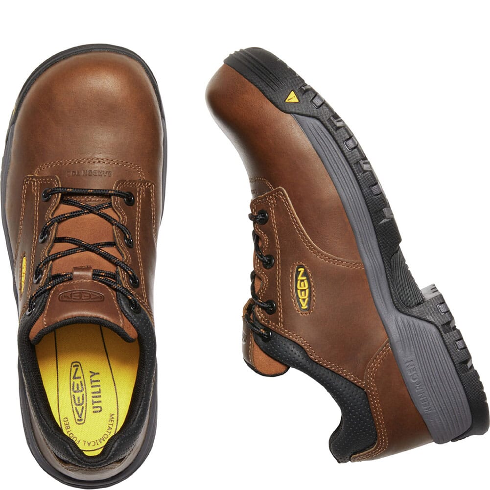 1024197 KEEN Utility Men's Chicago WP Safety Shoes - Tobacco/Black