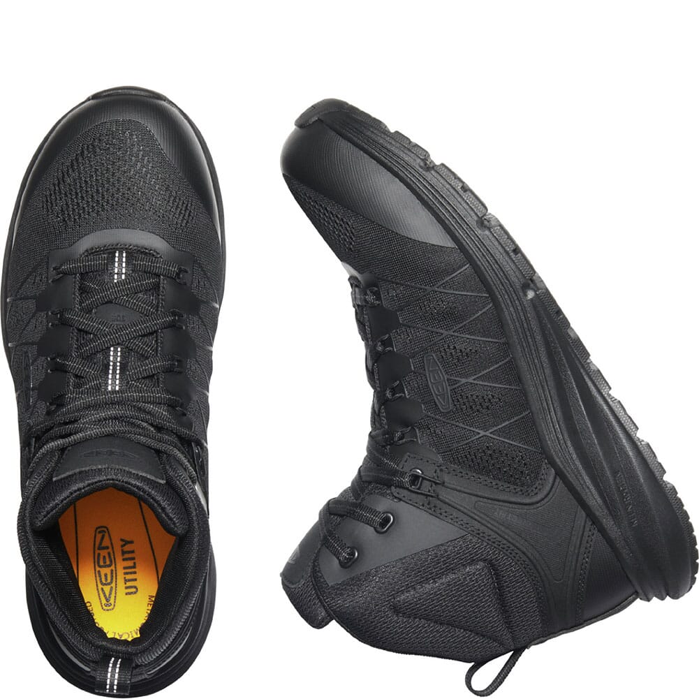 1024592 KEEN Utility Men's Vista Energy EH Safety Boots - Black/Raven