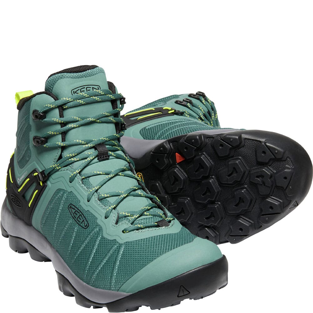 1024648 KEEN Men's Venture WP Mid Hiking Boots - Blue Spruce