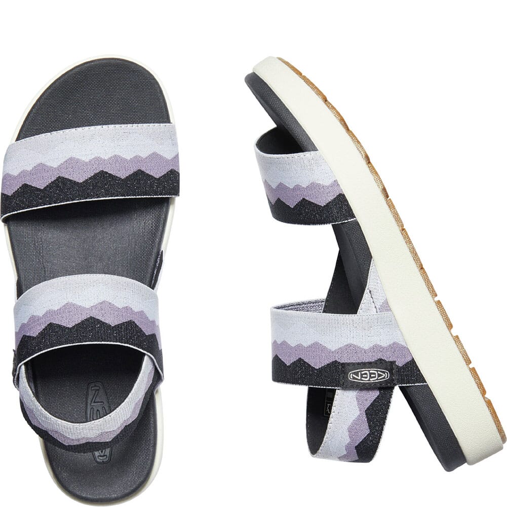 1024714 KEEN Women's Elle Backstrap Sandals - Black/Thistle