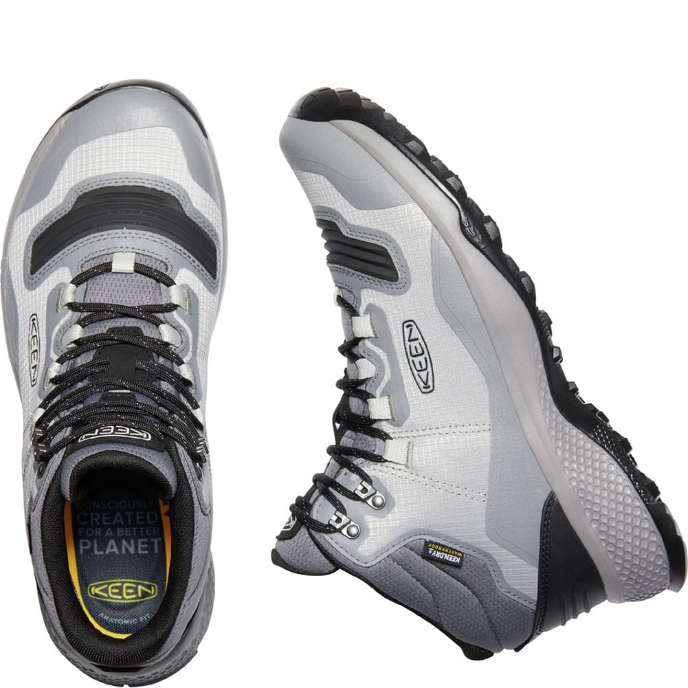 1024855 KEEN Men's Tempo Flex WP Hiking Boots - Drizzle/Black