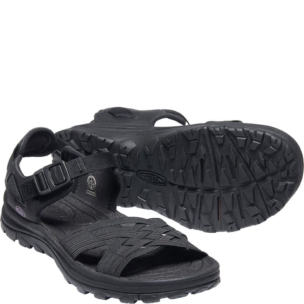 1024877 KEEN Women's Terradora II Strappy Open-Toe Sandals - Black