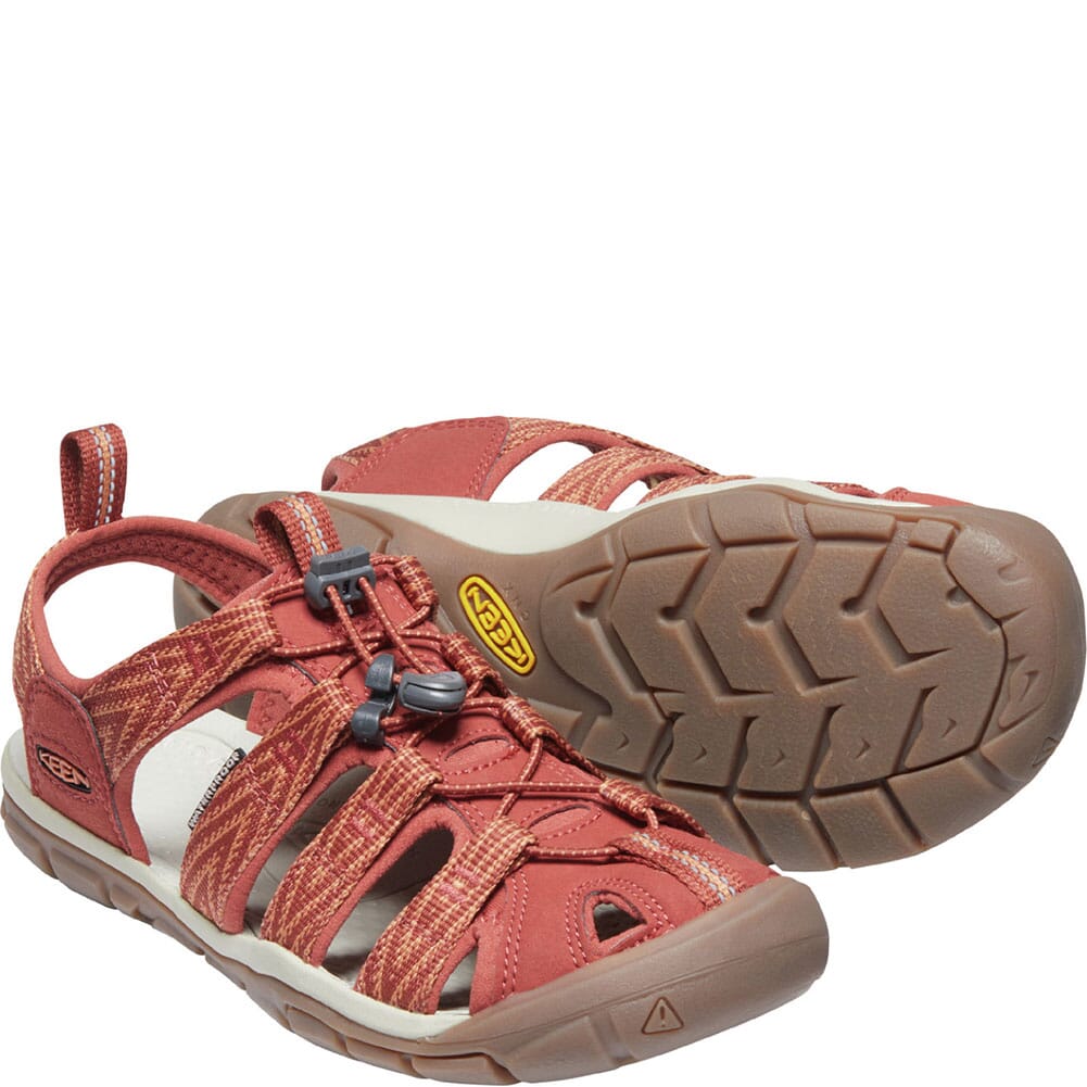 1025123 KEEN Women's Clearwater CNX Sandals - Brick Dust/Pheasant