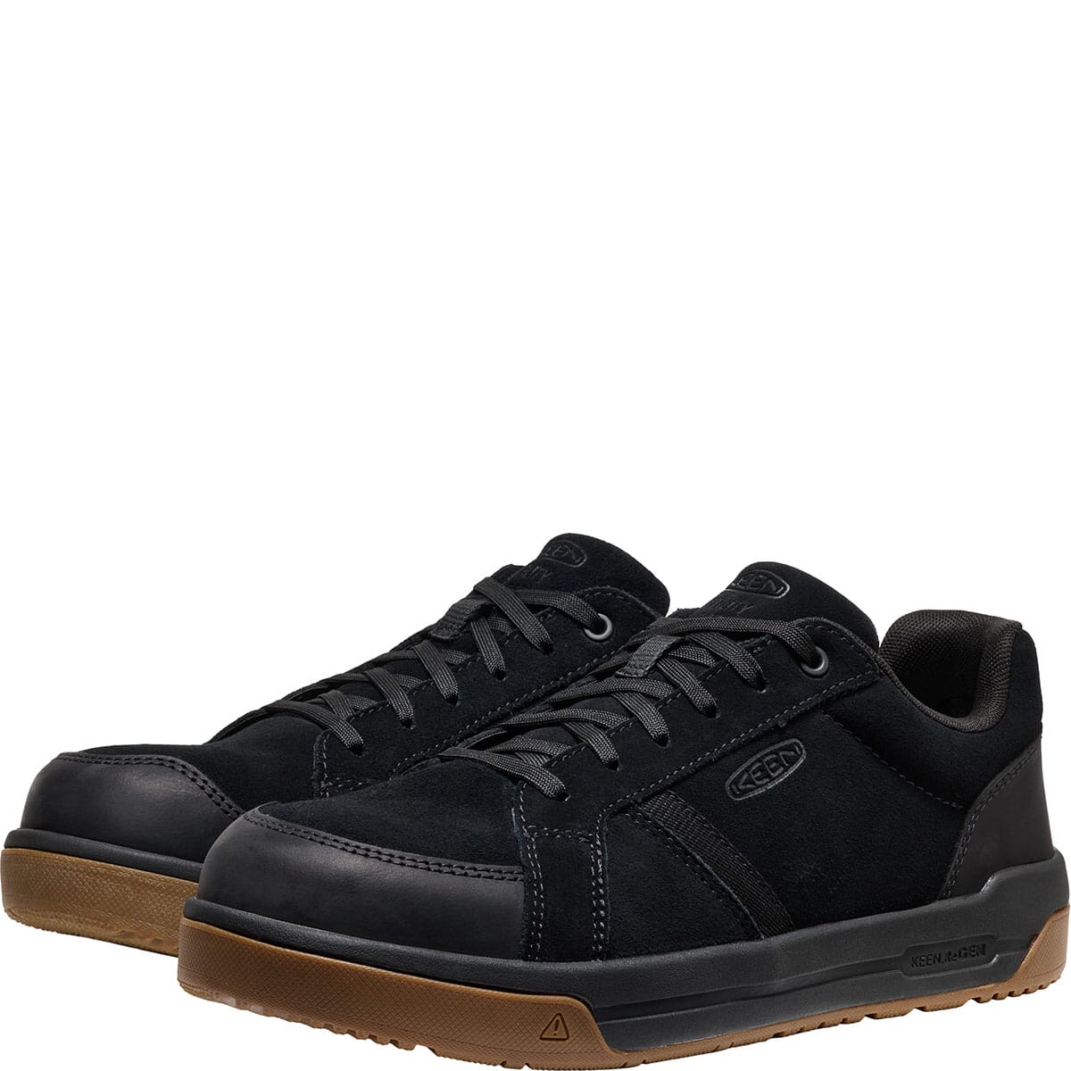 KEEN Utility Men's Kenton+ SD35 Comp Toe Safety Shoes - Black/Gum