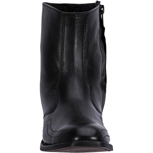 LIKE NEW LAREDO MENS LEATHER WESTERN HOXIE ZIP UP BOOT MENS SIZE 8.5 BLACK Laredo Men main image 4
