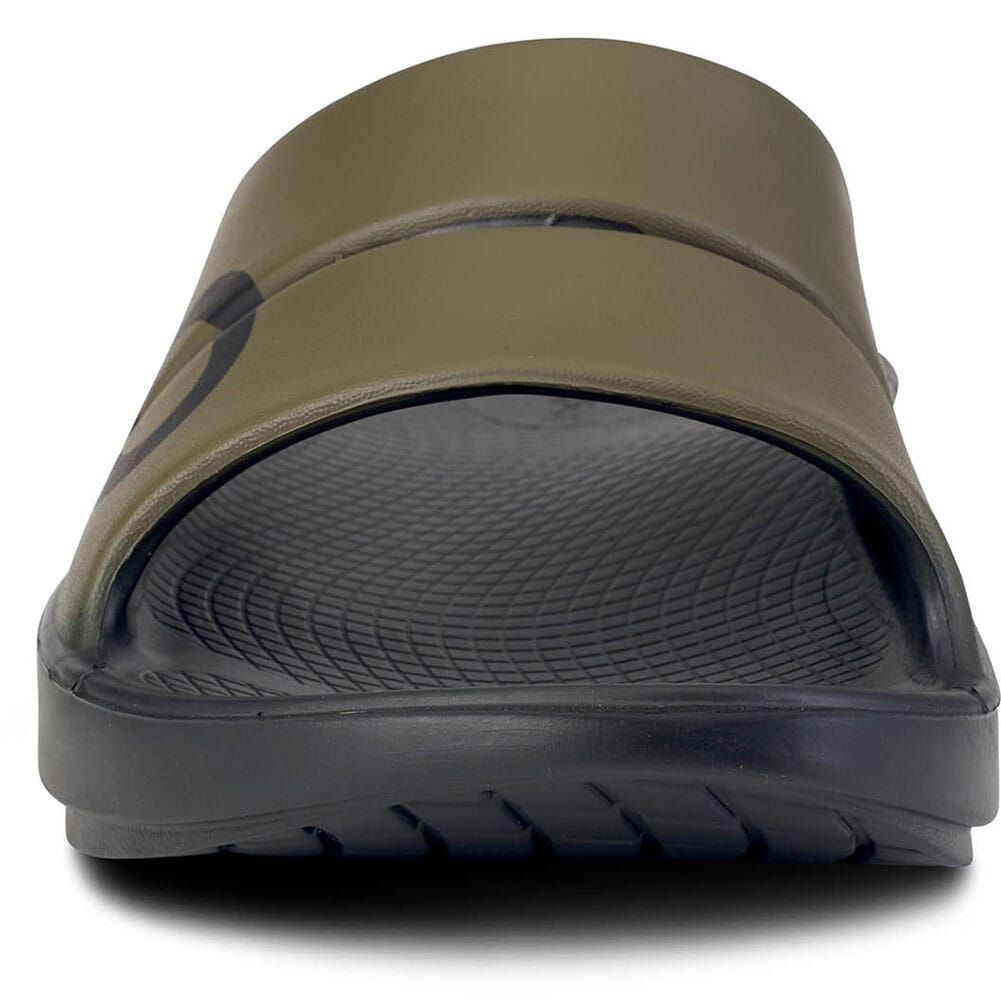 1500-TACGRN OOFOS Unisex OOAHH Sport Slides - Tactical Green
