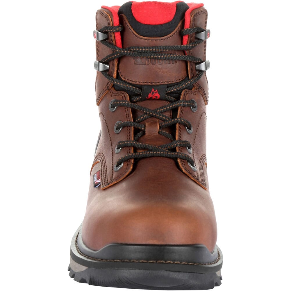 Rocky Men's Rams Horn WP Safety Boots - Dark Brown