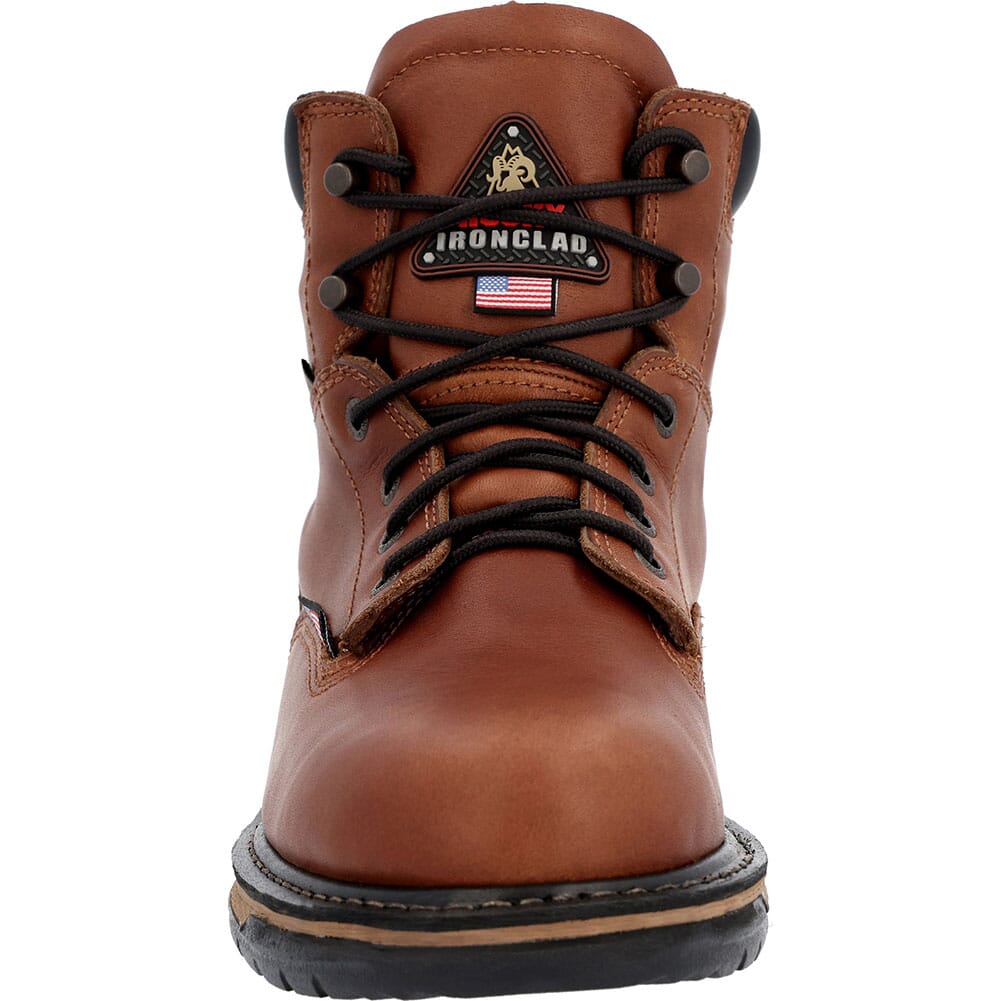 RKK0361 Rocky Men's Ironclad USA Made WP Work Boots - Brown