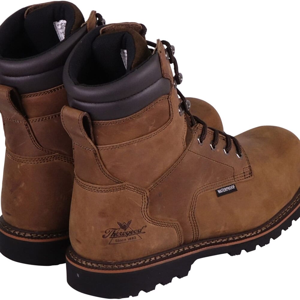 804-3237 Thorogood Men's V-Series Safety Boots - Brown Crazyhorse