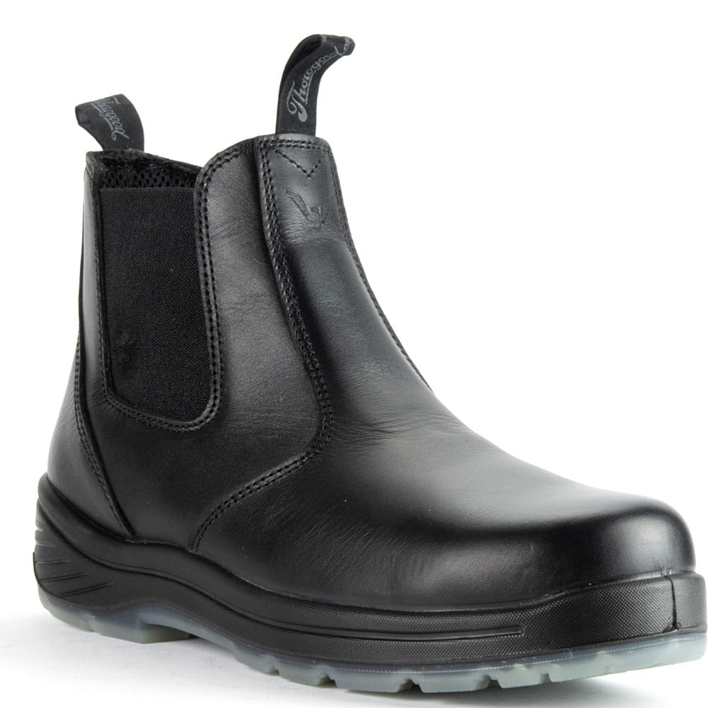 834-6134 Thorogood Men's Quick Release Station PR Uniform Boots - Black