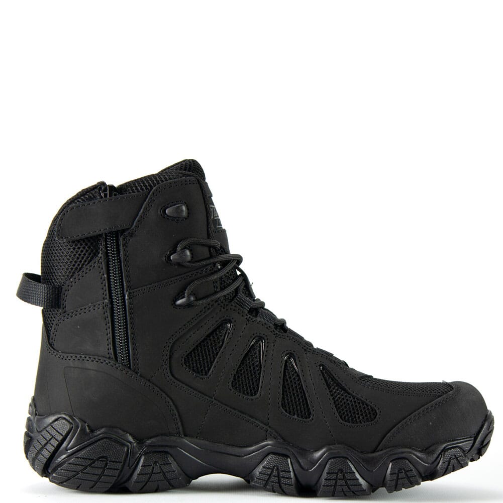 834-6295 Thorogood Men's Crosstrex Series BBP WP Side Zip Uniform Shoes - Black/