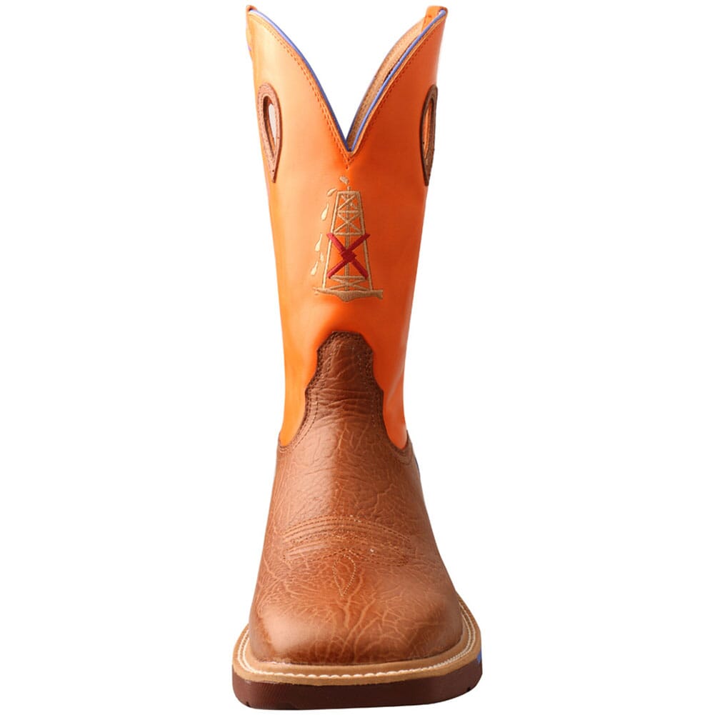MXBA003 Twisted X Men's CellStretch Safety Boots - Tan/Orange